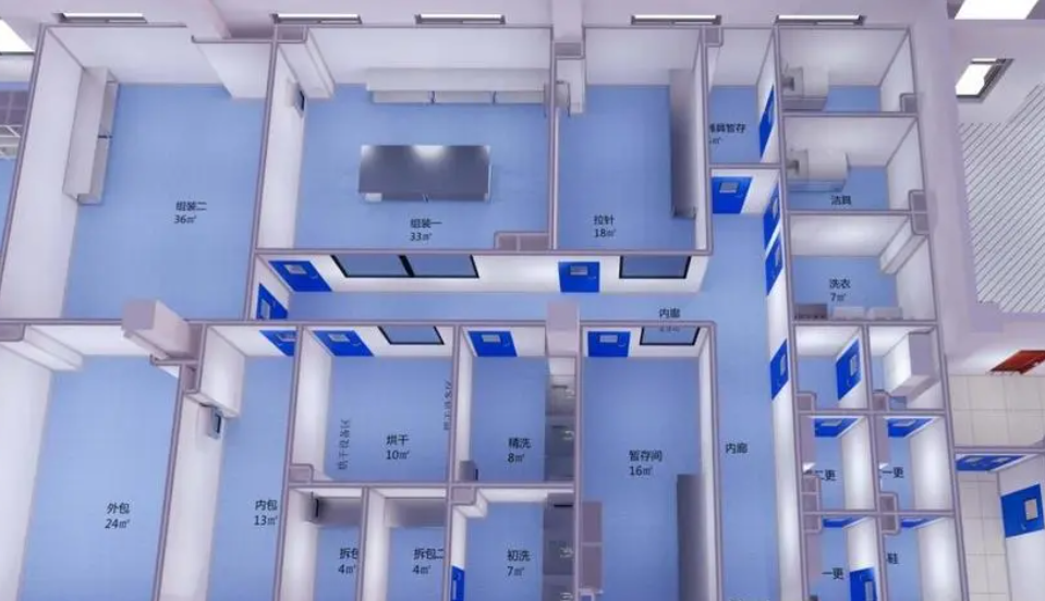 洁净洁净实验室安装效果图