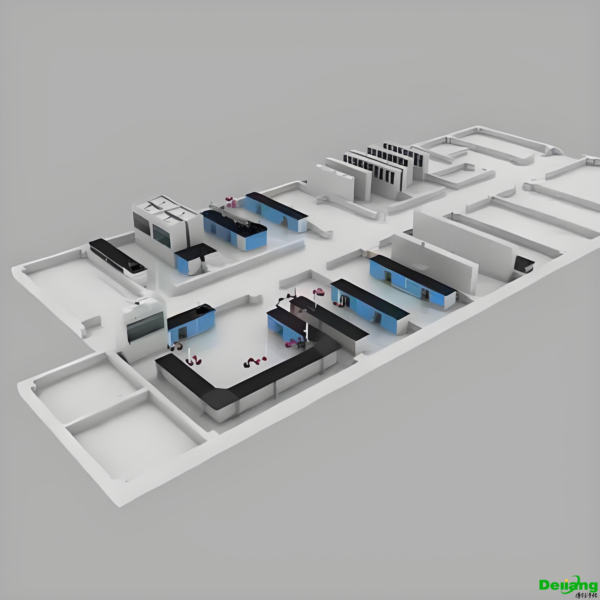 纺织品实验室平面布局